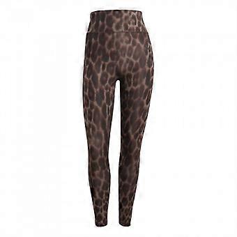 Leggings de sport Adidas pour femmes, imprimé léopard