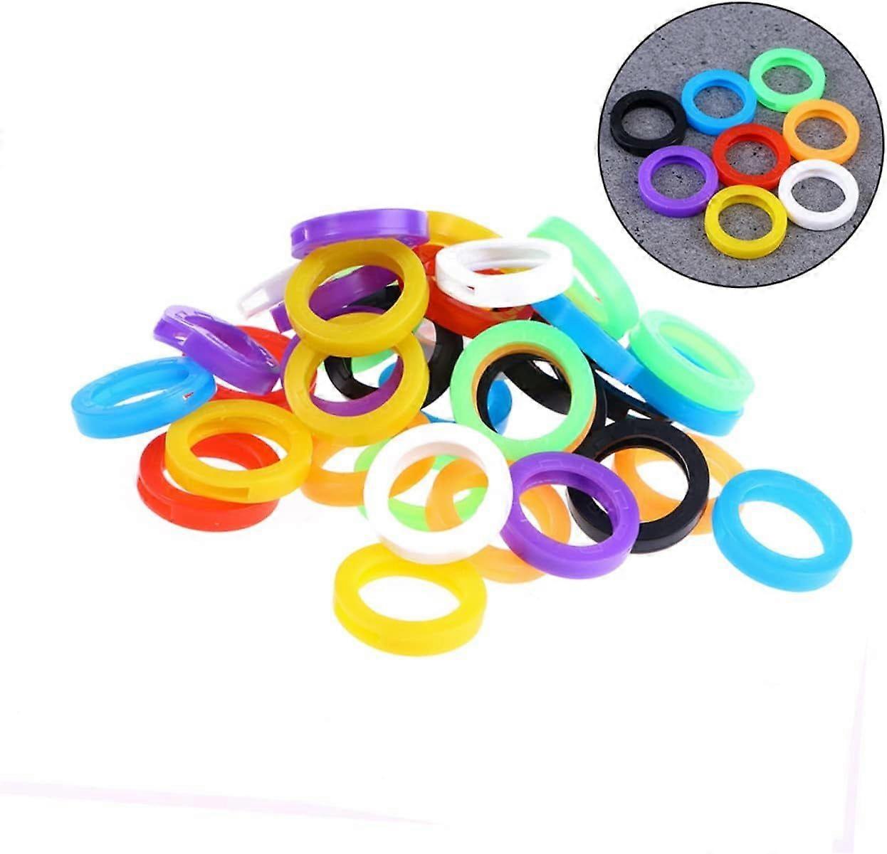 12pcs Coding/Labels in Colored Assorted Sticker Your Caps for Key Toppers Mixed