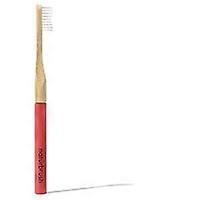 HeadLess Bamboo Toothbrush with Red Head 1 unit