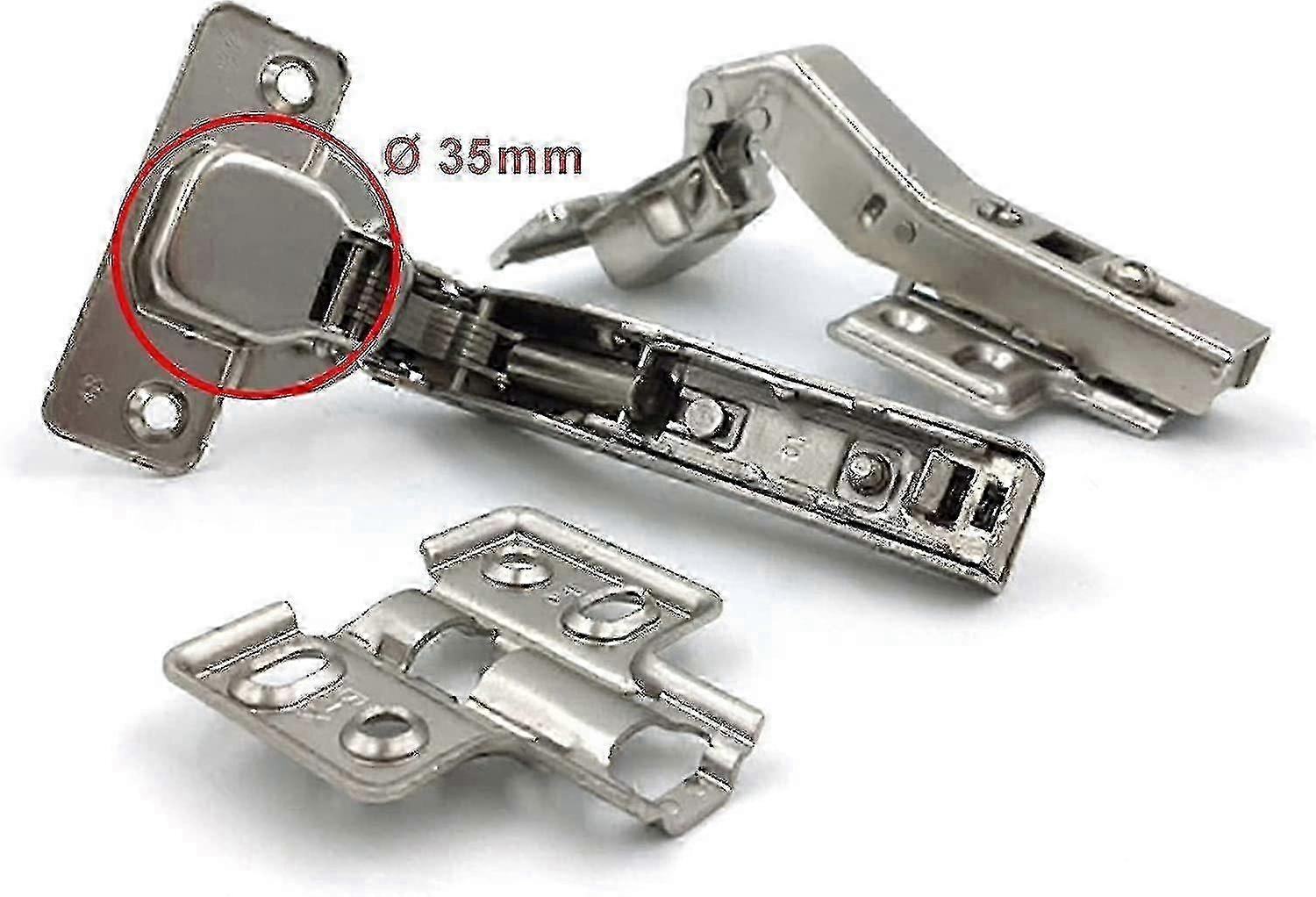 45 Degree Corner Hinge 35mm With Damper compatible with Multi-side Door Soft Close Hinges compatible with Angular Folding Cu