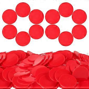 100 Pcs Colorido Redondo Chips Fichas de Jogo de Tabuleiro Bingo Contando Fichas Fichas de Jogo Coloridas Bingo Contando Fichas Bingo Jogo Contando Fichas