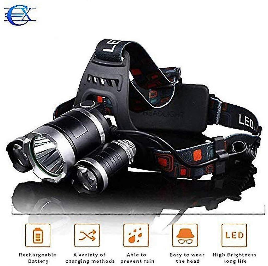 Lampe Frontale Led Rechargeable Avec 4modes Dclairage Idal