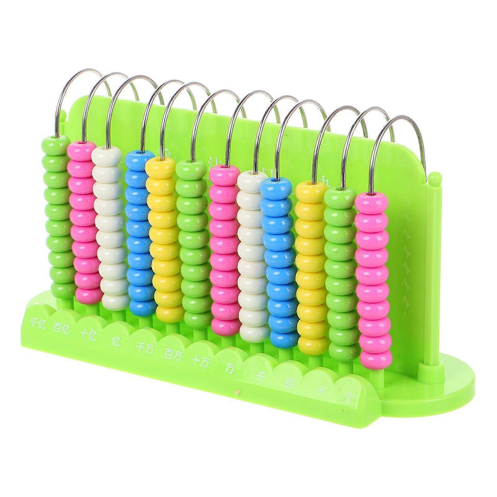 Kids 12 Digits Abacus Math Learning Abacus Educational Bead Arithmetic Abacus