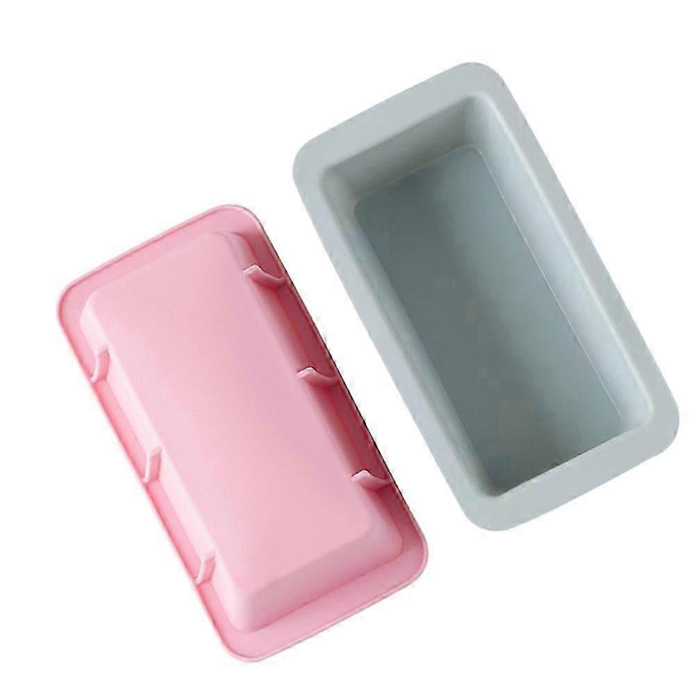 Silicone Baking Mold For Baking Enthusiasts Kitchen Tool Rectangular Design Assorted Color 2Pcs