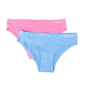 Reebok Womens/Ladies Plain Briefs (Pack of 2)
