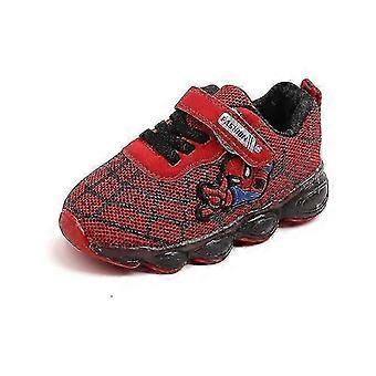 Kids Sports Shoes Spiderman Lighted Sneakers Children Led Luminous Shoes For BoysKids Sports Shoes Spiderman Lighted Sneakers Children Led Luminous Sh