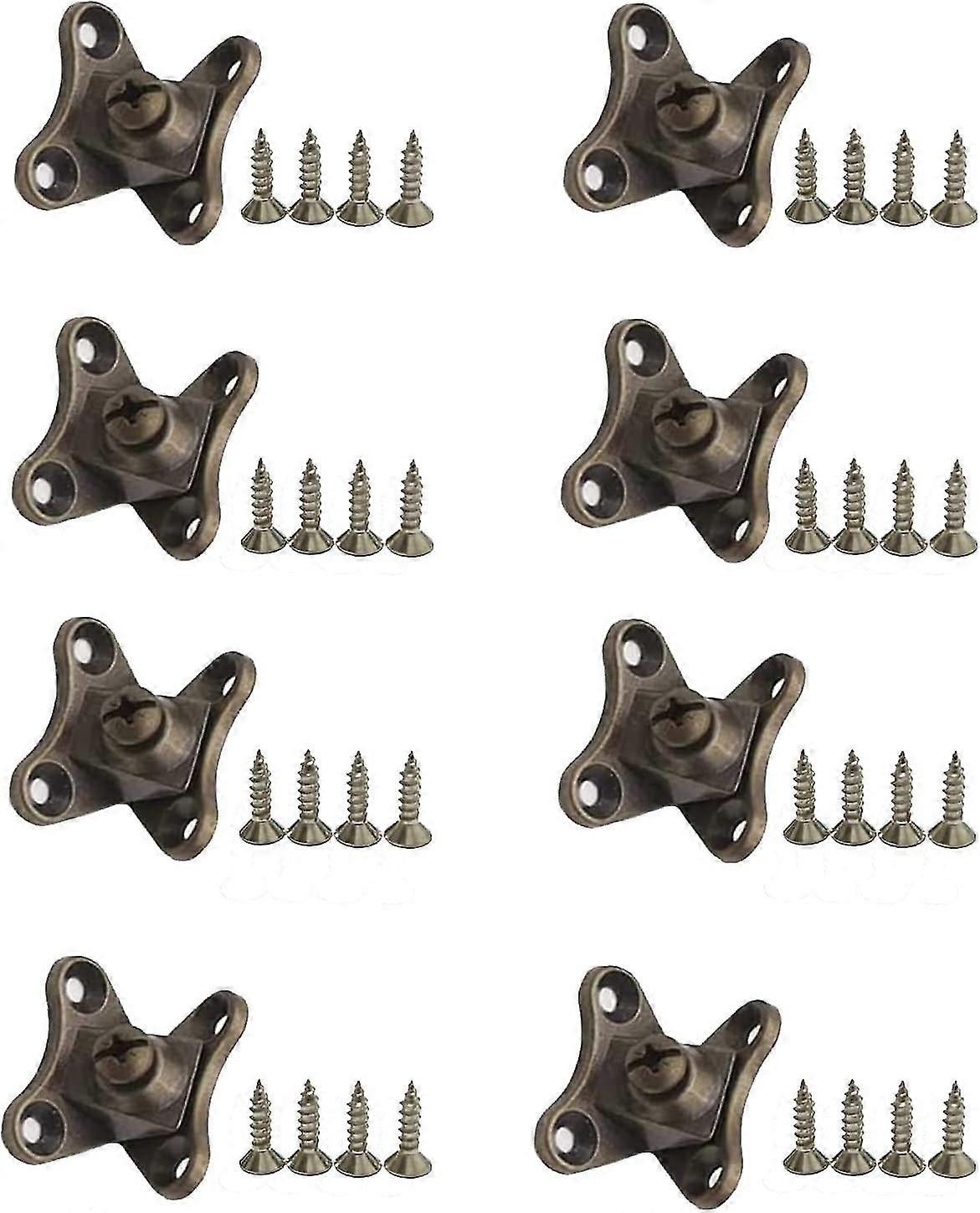 16pcs Removable Corner Brace Butterfly Shape Support Connector Bracket Right-angle L Shape Corner Brace, Electroplating Process Corner Code Metal Brac