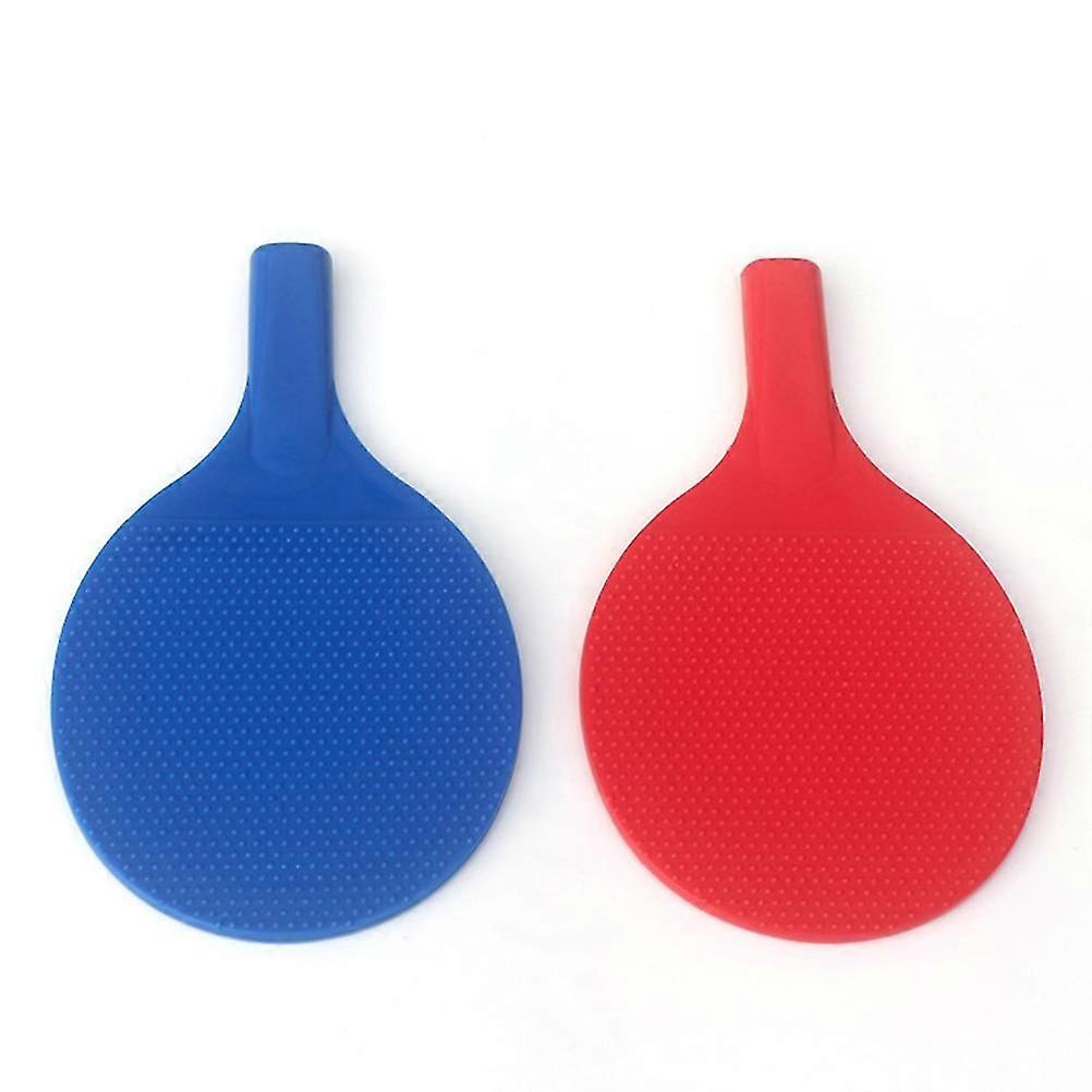 Table Tennis Rackets Set for Children Playing Use 2Sets Plastic Material
