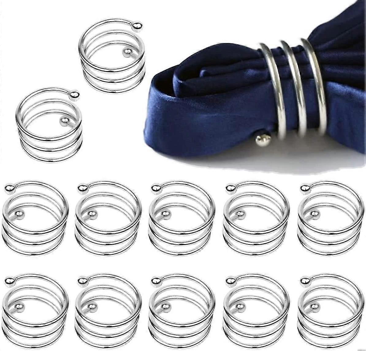 Napkin Ring Set For Table Decoration 12 Pcs