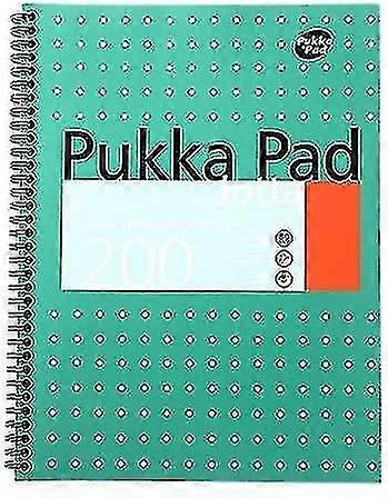 A4 Jotta Metallic Wirebound Notebook Jm018 Green