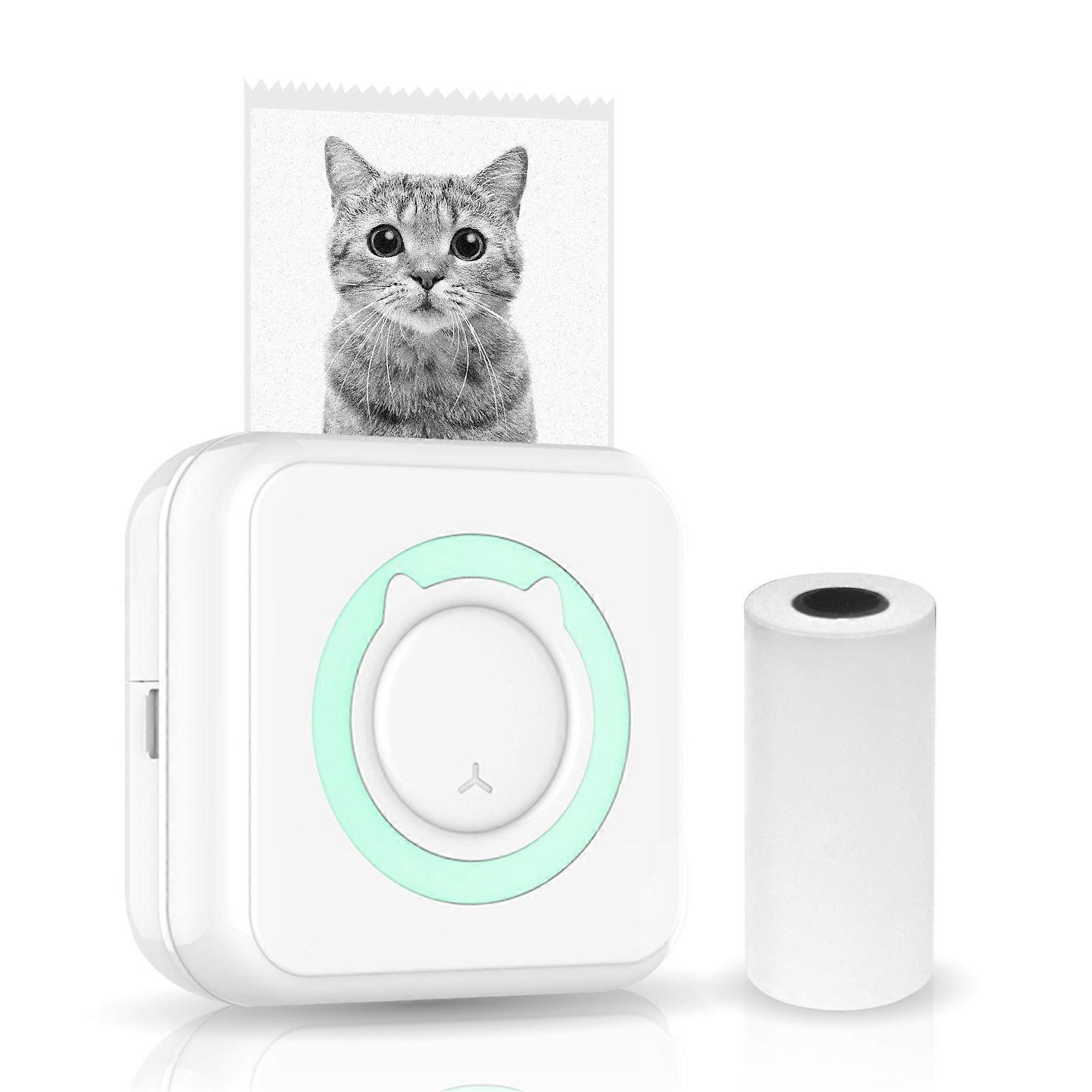 Mini Photo Printer Portable 203DPI Bluetooth-compatible Thermal Printing Machine for iOS Android