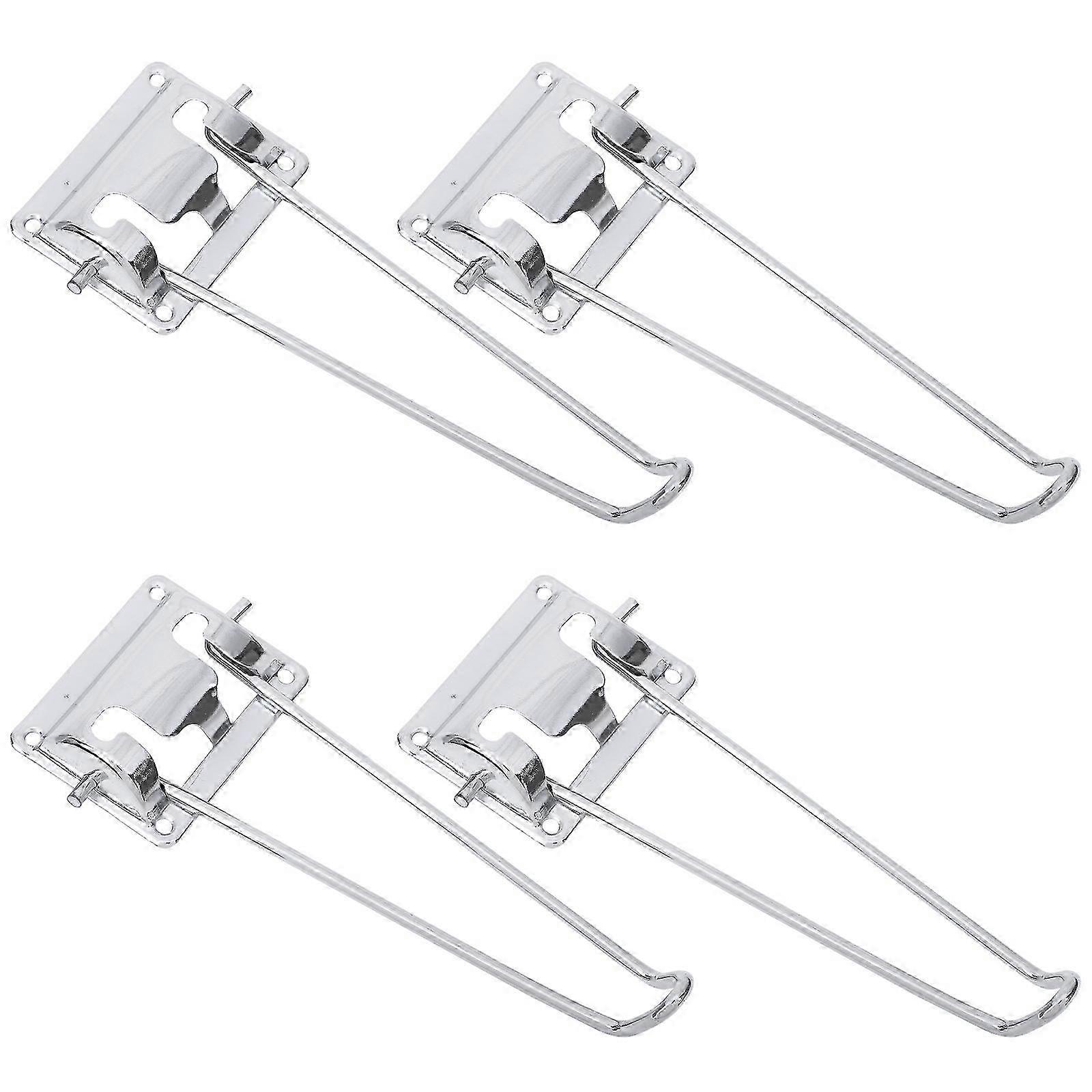 4Pcs Table Legs Practical Table Feet Home Table Computer Desk Legs (Silver)