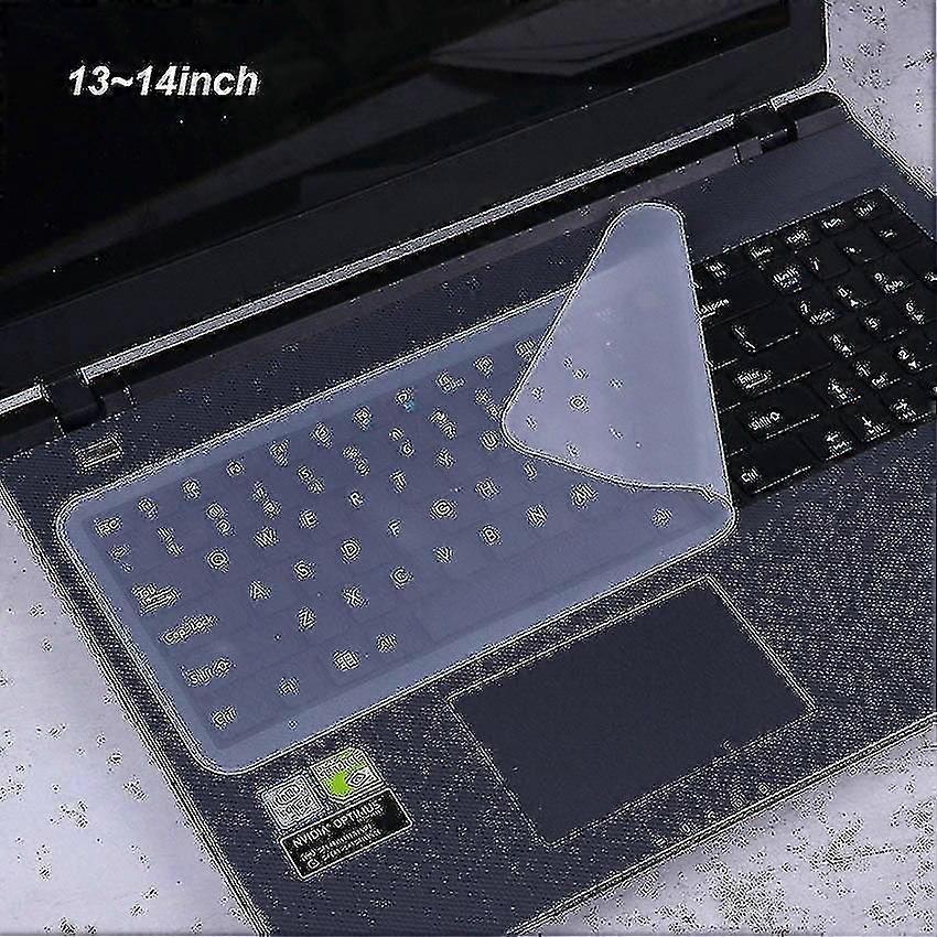Protetores de teclado Laptop impermeável laptop 13-14 polegadas e 15-17 polegadas cobertura de silicone do teclado do notebook universal