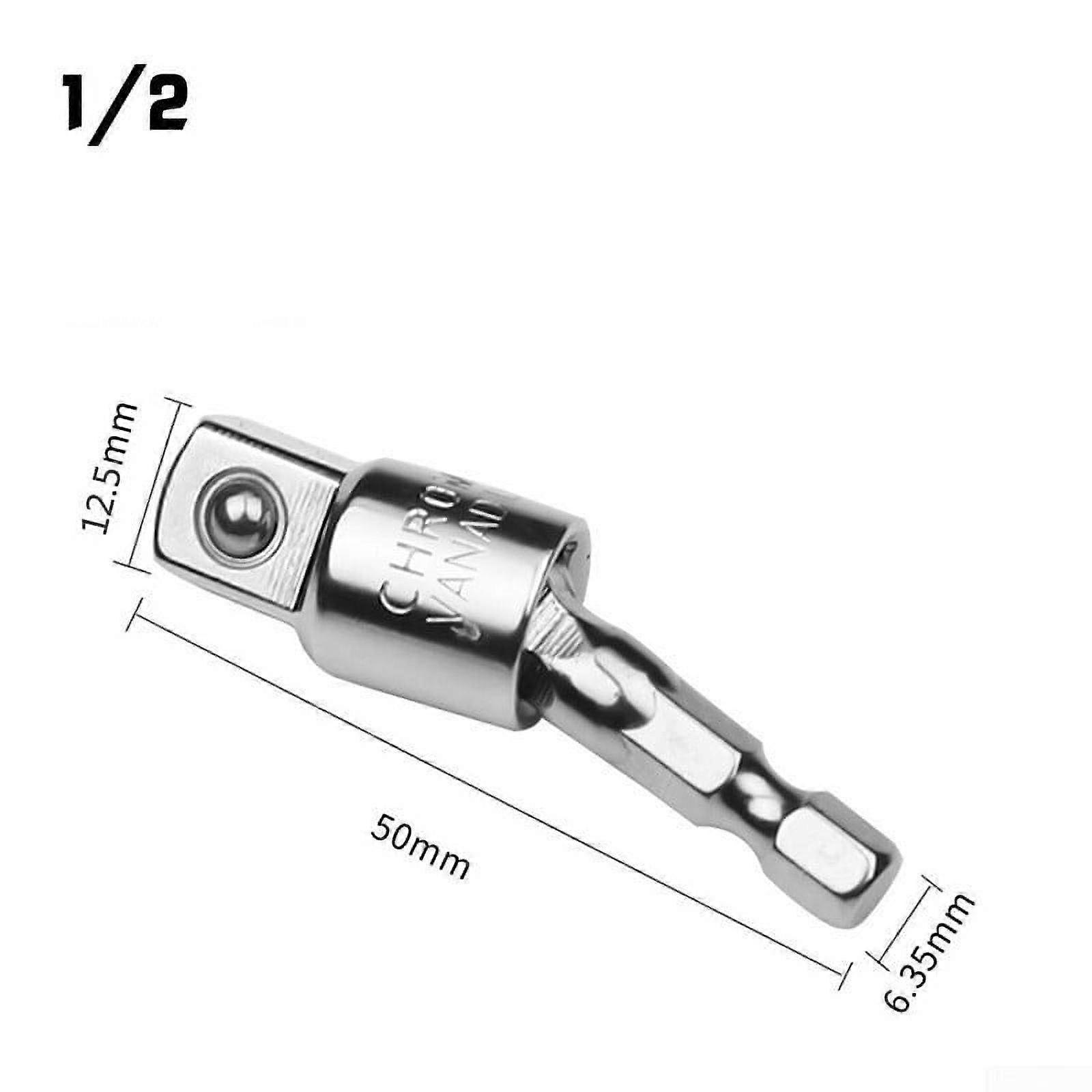 360 Degree Electric Drill Bit Wrench Socket Adapter Extension Tools Set