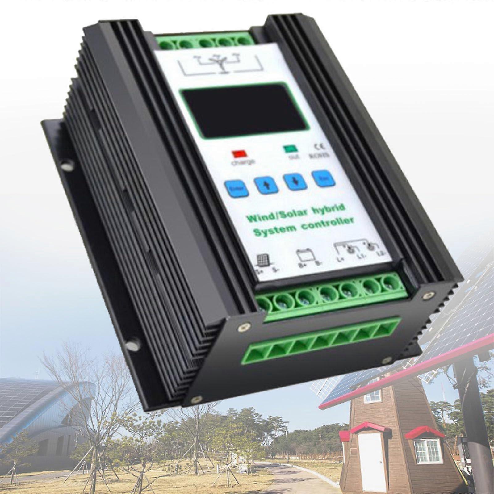 Hybrid MPPT Charge Controller 24V 5000W with Boost Function for Wind Solar Hybrid System  Efficiency