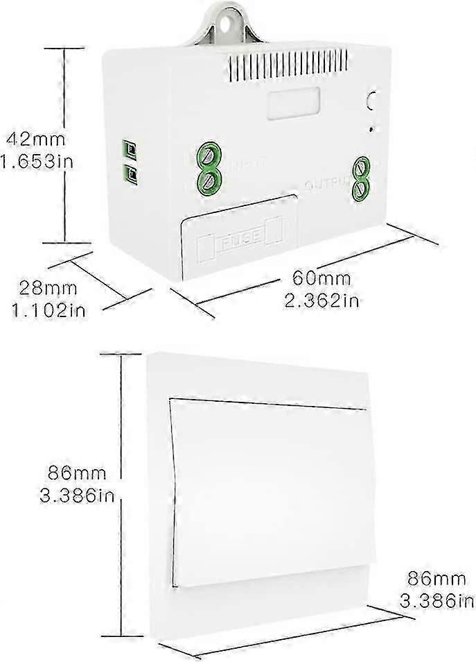 Wireless Light Switch Receiver Kit 110-220V Self-Powered