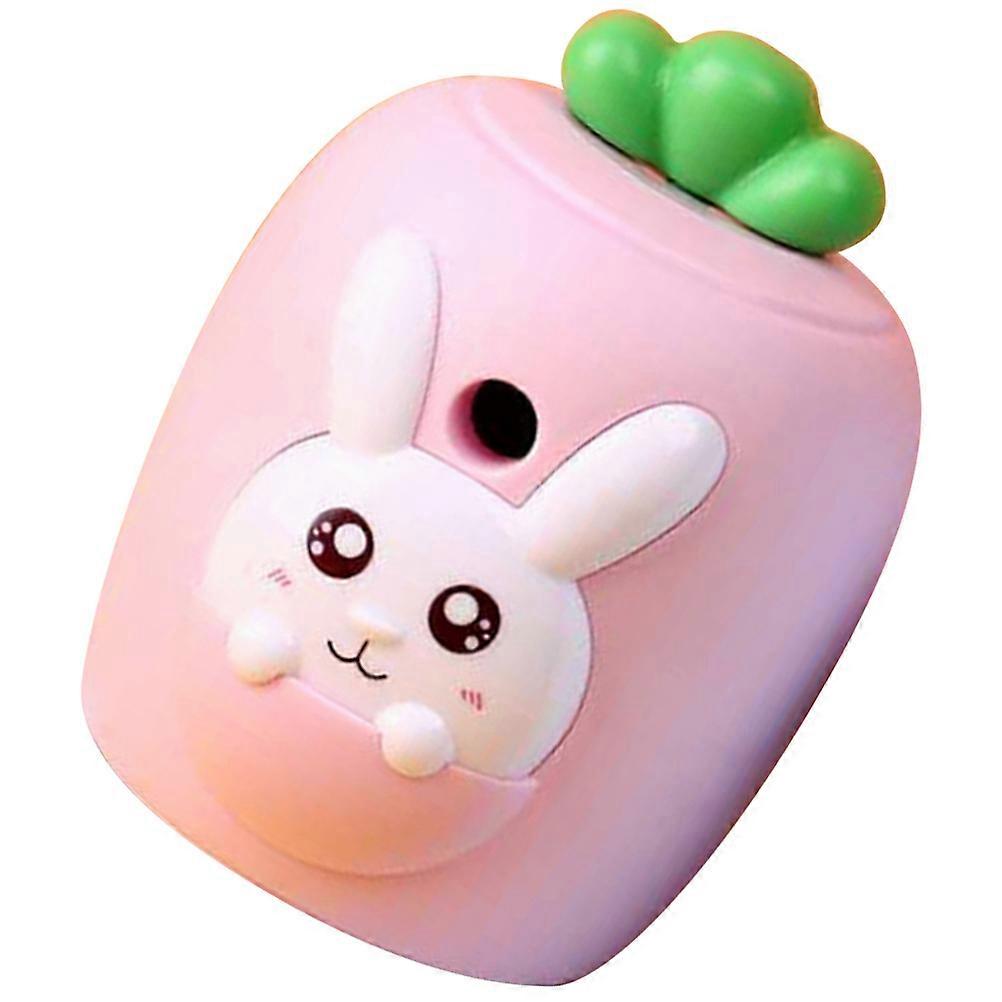Students Pencil Sharpener Portable Pink Sharpener Handheld