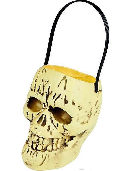 Halloween Skull Candy Bucket