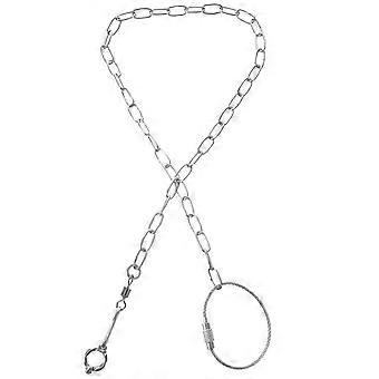 Pet Use Stainless Steel Parrot Foot Chain Bird Chain White Durable Leash