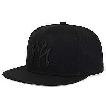Unisex Baseball Cap Polyester Letter Embroidery Adjustable Fit for Outdoor Hip-hop Casual Wear Sun Protection