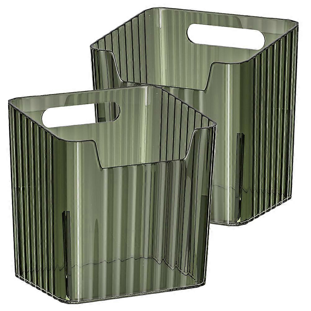 Plastic Kitchen Storage Box Refrigerator Side Door Storage Boxes for 2Pcs