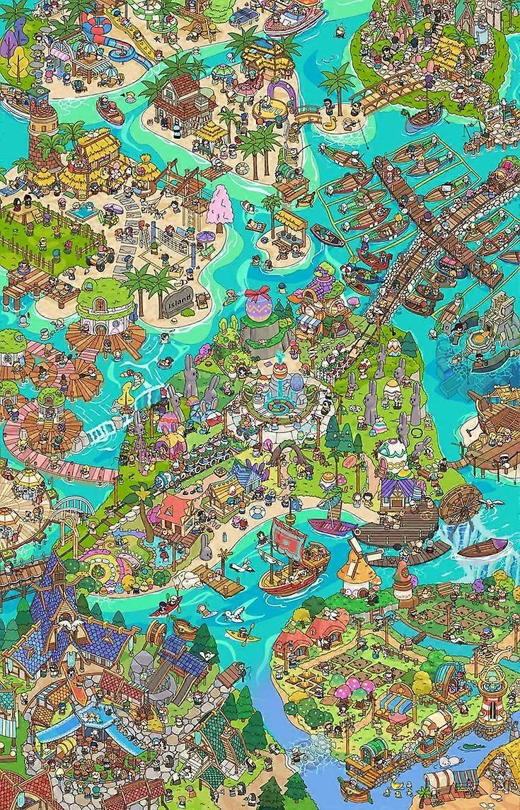 Isla del tesoro Jigsaw Puzzle Brain Teaser SD542