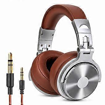 Oneodio Pro 30 Professional Studio DJ Headphones with Microphone, Wired Headphones, HiFi Monitors,
