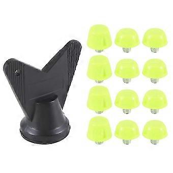 Lot de 12 crampons de football à pointes antidérapantes M5, vis de 7 mm et 10 mm, édition Stu 1128