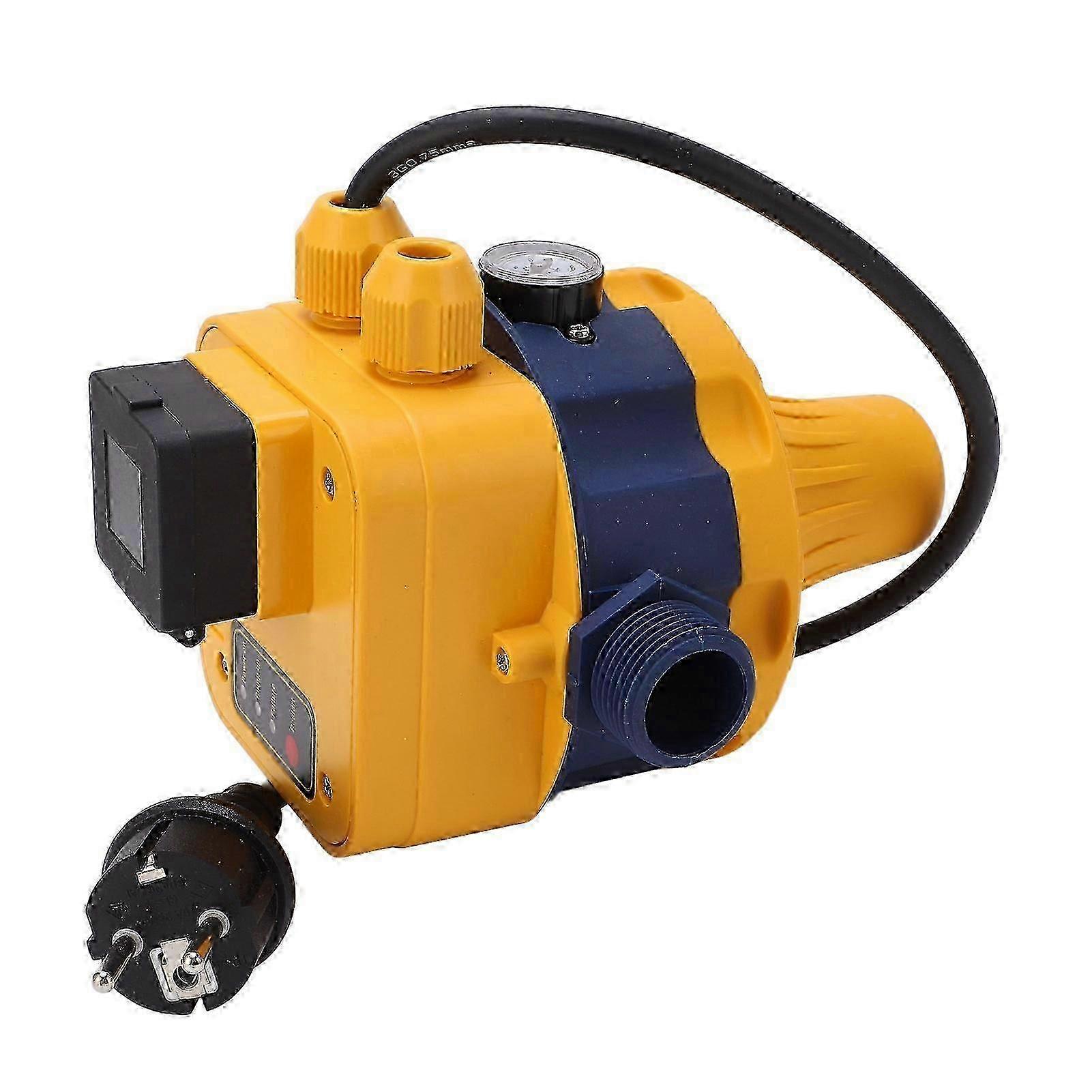 Water Pump Pressure Control Switch Automatic Controller IP65 Protection Yellow Blue