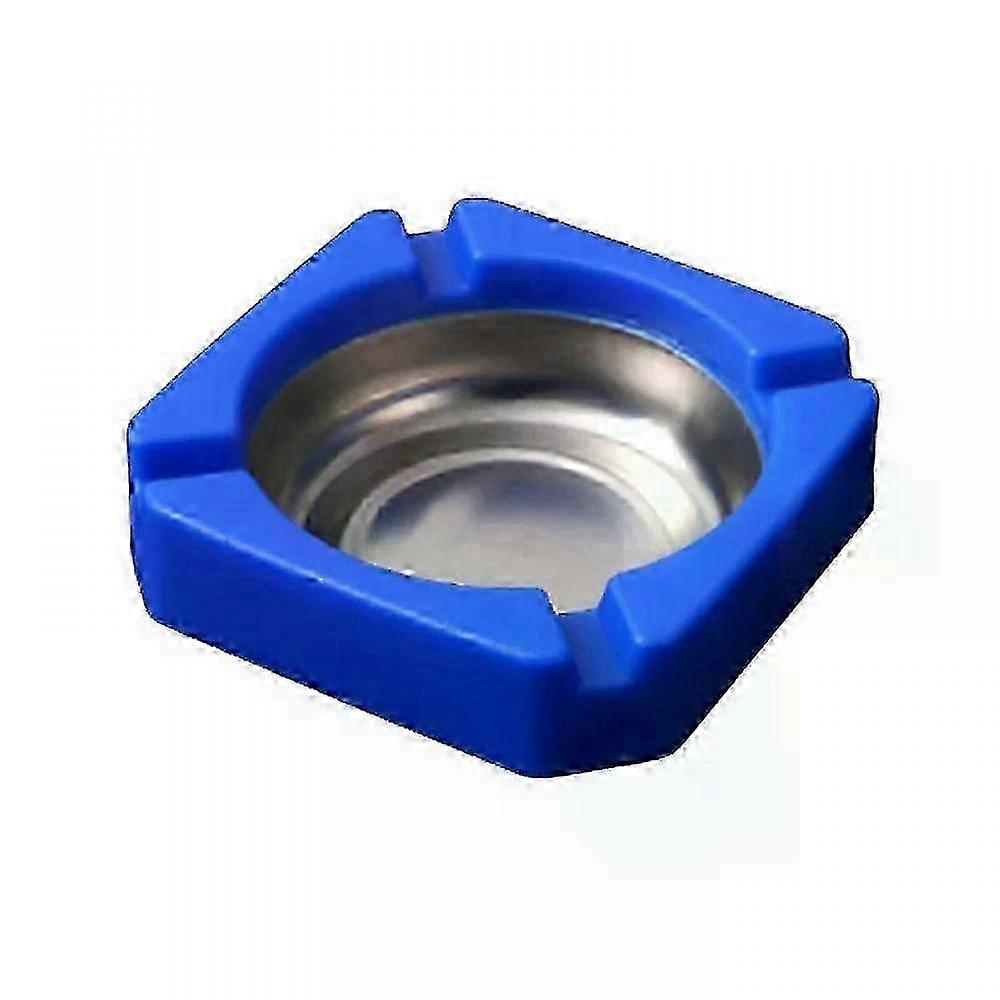 Stainless Steel Windproof Rotating Ashtray