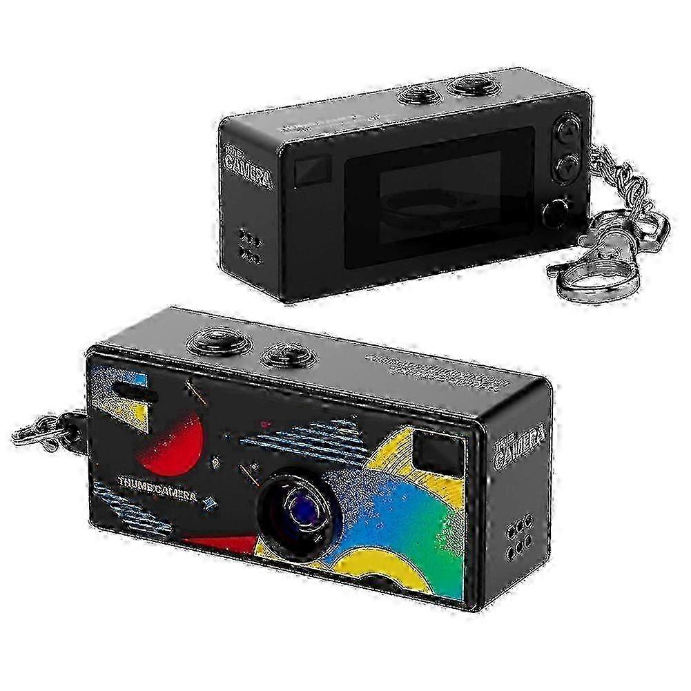 130° Wide-Angle 1080P Mini Camera with Screen