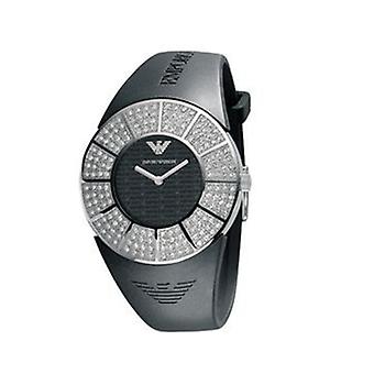 Armani ladies Quartz Analog Women's Watch with AR5719 Rubber Bracelet