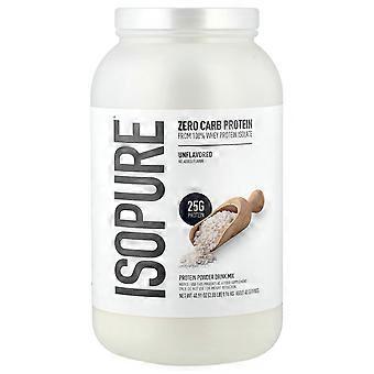 Isopure, Zero Carb Protein Powder, Unflavored