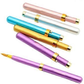 Retractable Lip Brush Compact Cap