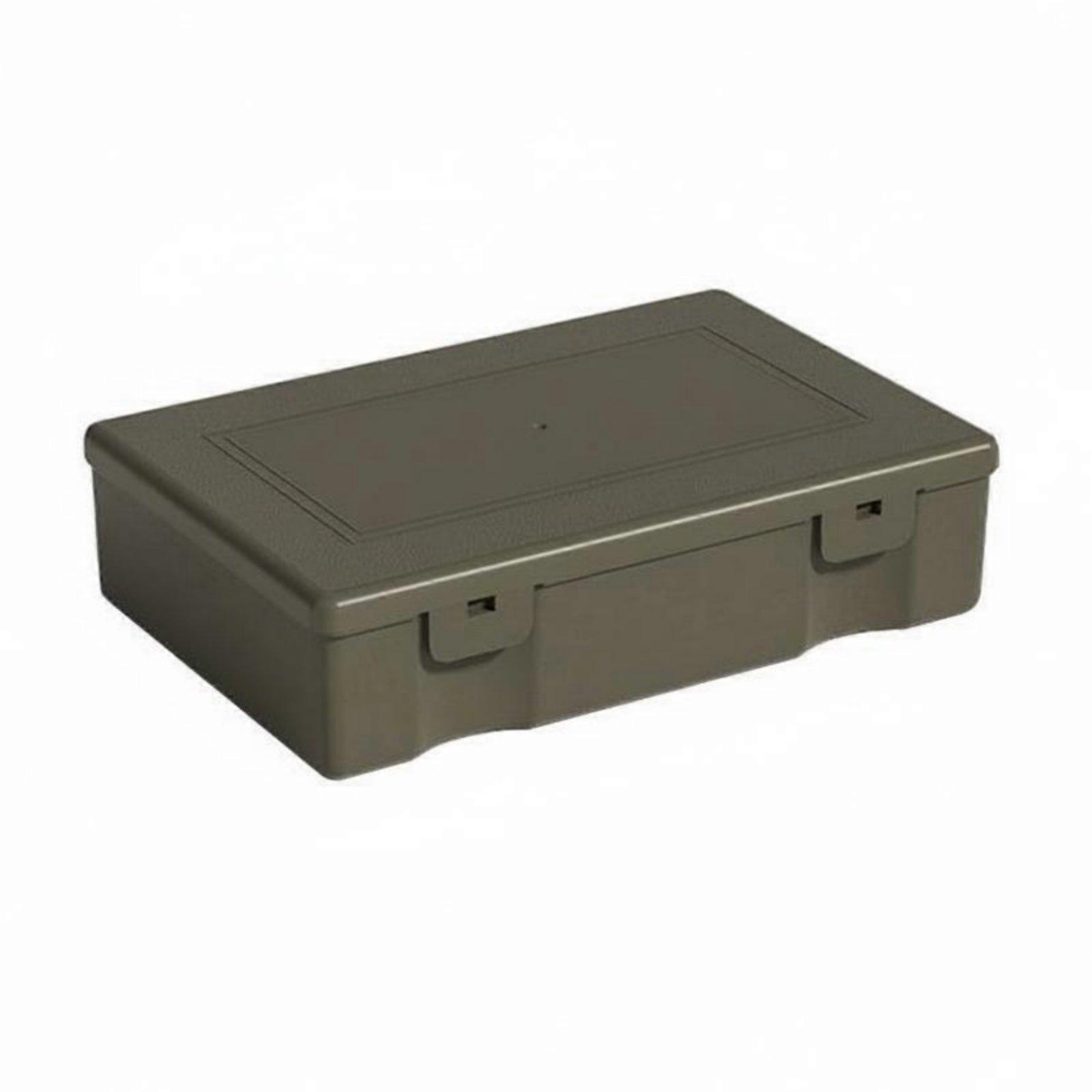 Mini Camping Tool Case Space-Saving Small Storage Box with Lid Secure Latch