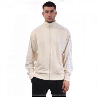 Adidas Mens Firebird 3 Stripes Polyester Full Zip Loose Fit Track Top