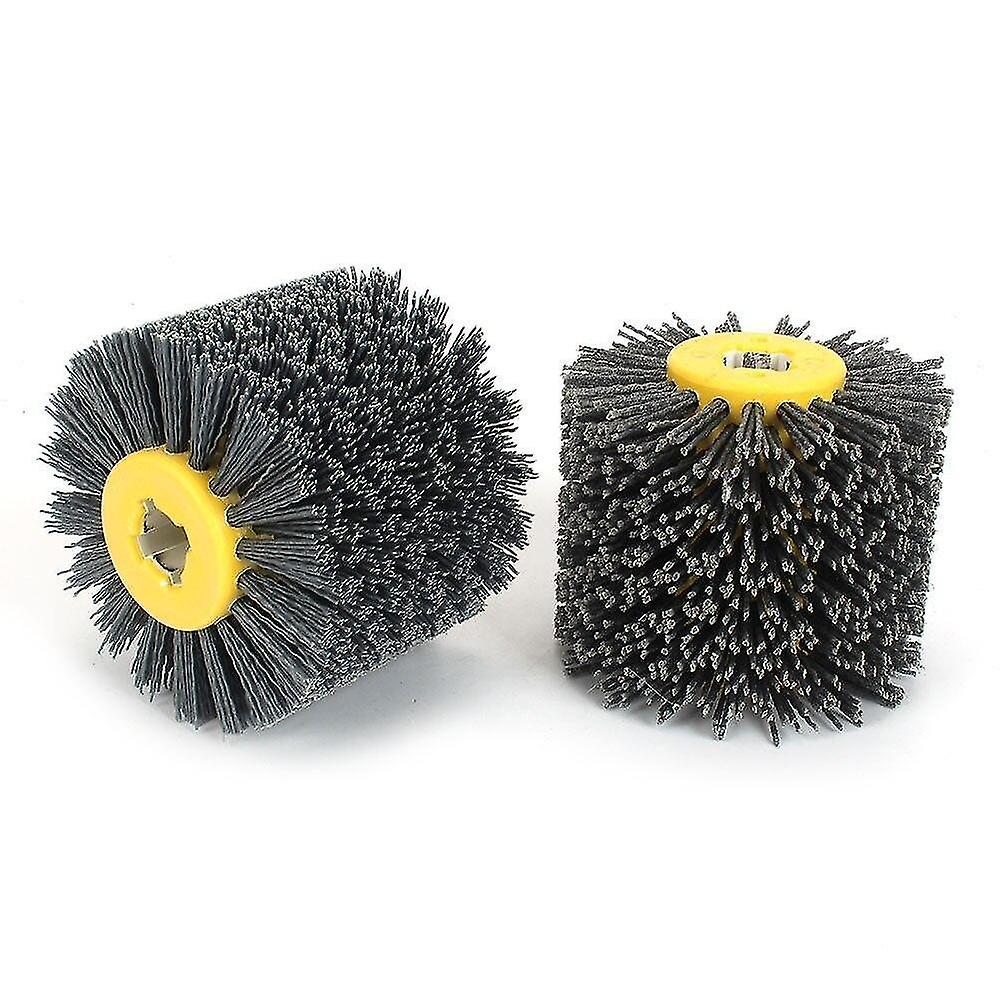 Deburring Abrasive Wire Drawing Round Brush Head Polishing Grinding Buffer