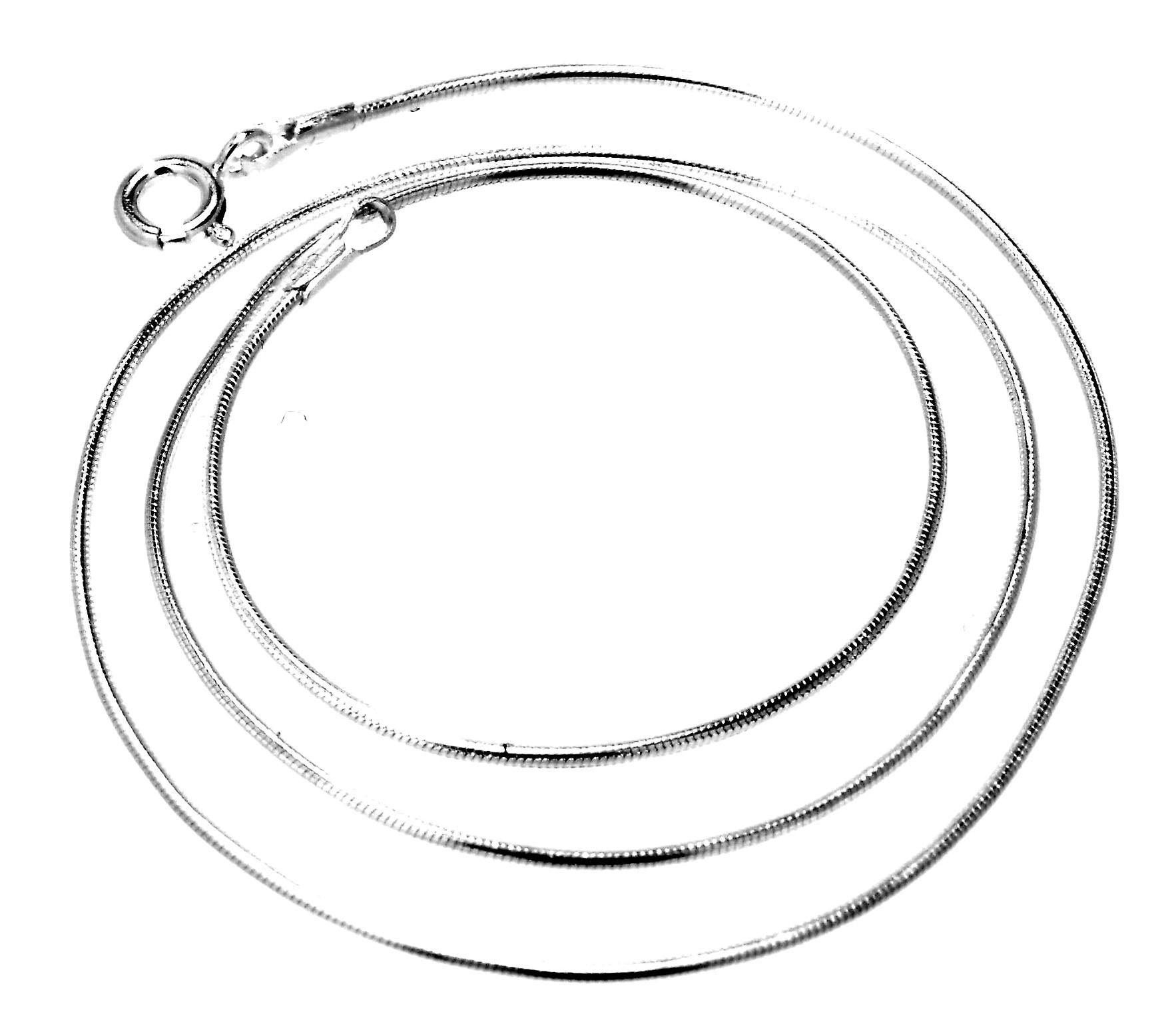 Snake Chain 1 mm - light - silver