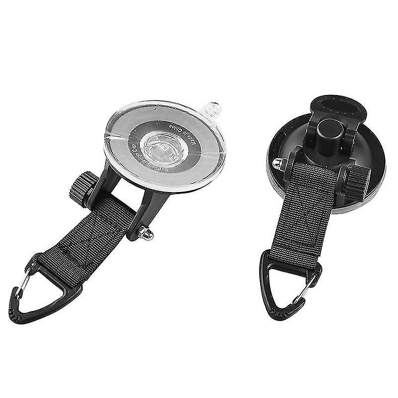 15.5X7cm Black Tent Poles & Stakes 2pcs Suction Cup Hooks Fixing Suction Cup Hooks Multifunctional S