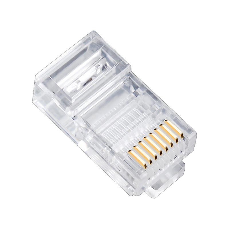 Cat7 Shielded RJ45 Connector  Modular Plug (20pcs, silver)