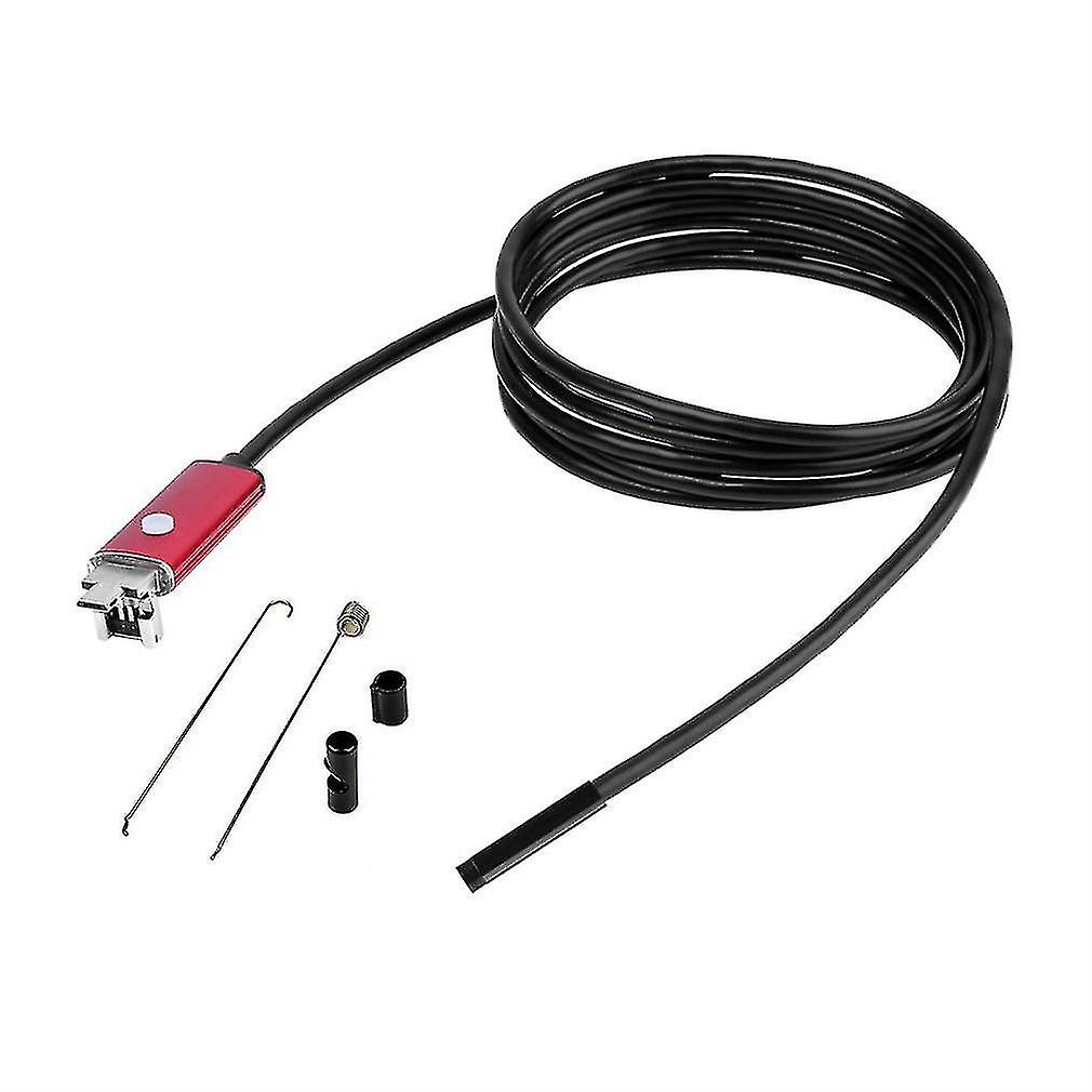New 2m Length 7mm Video Camera 6 Leds Usb Waterproof Endoscope For Android
