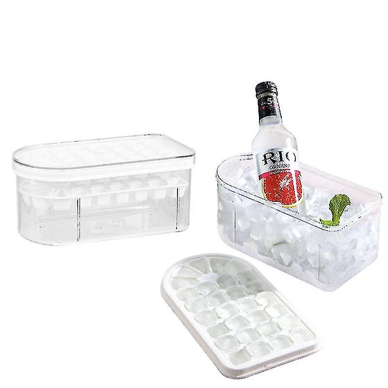Ice Ma Mold Ice Box Ice Cube Tray With Removable Cover Kit Tool
