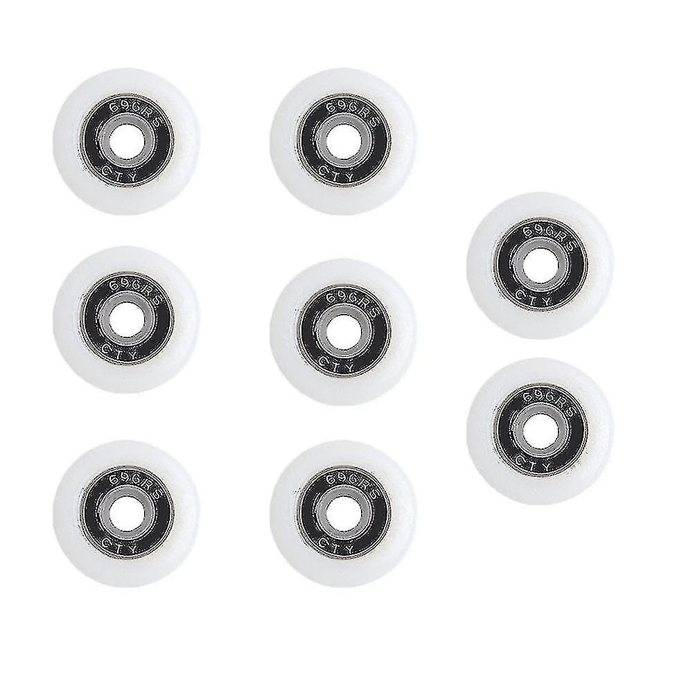 Ensemble de 8 roues de remplacement pour porte de douche de 19-29mm de diamètre