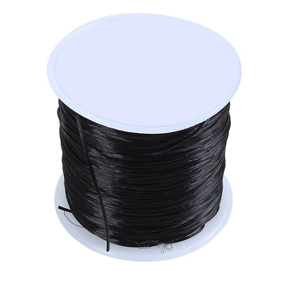 Black Stretchy Elastic Crystal String Beading Thread Spool 50m