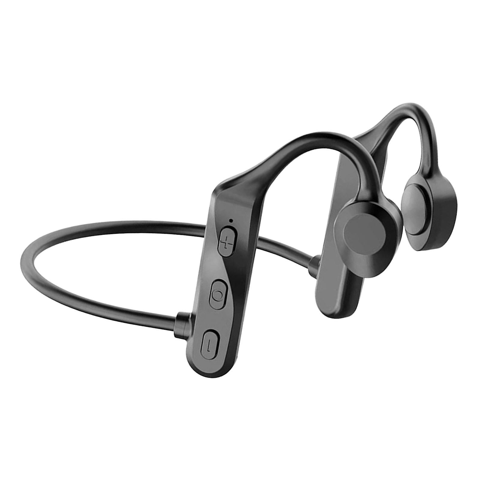 Bone Conduction Headphones Waterproof Driving Bluetooth Headset Black