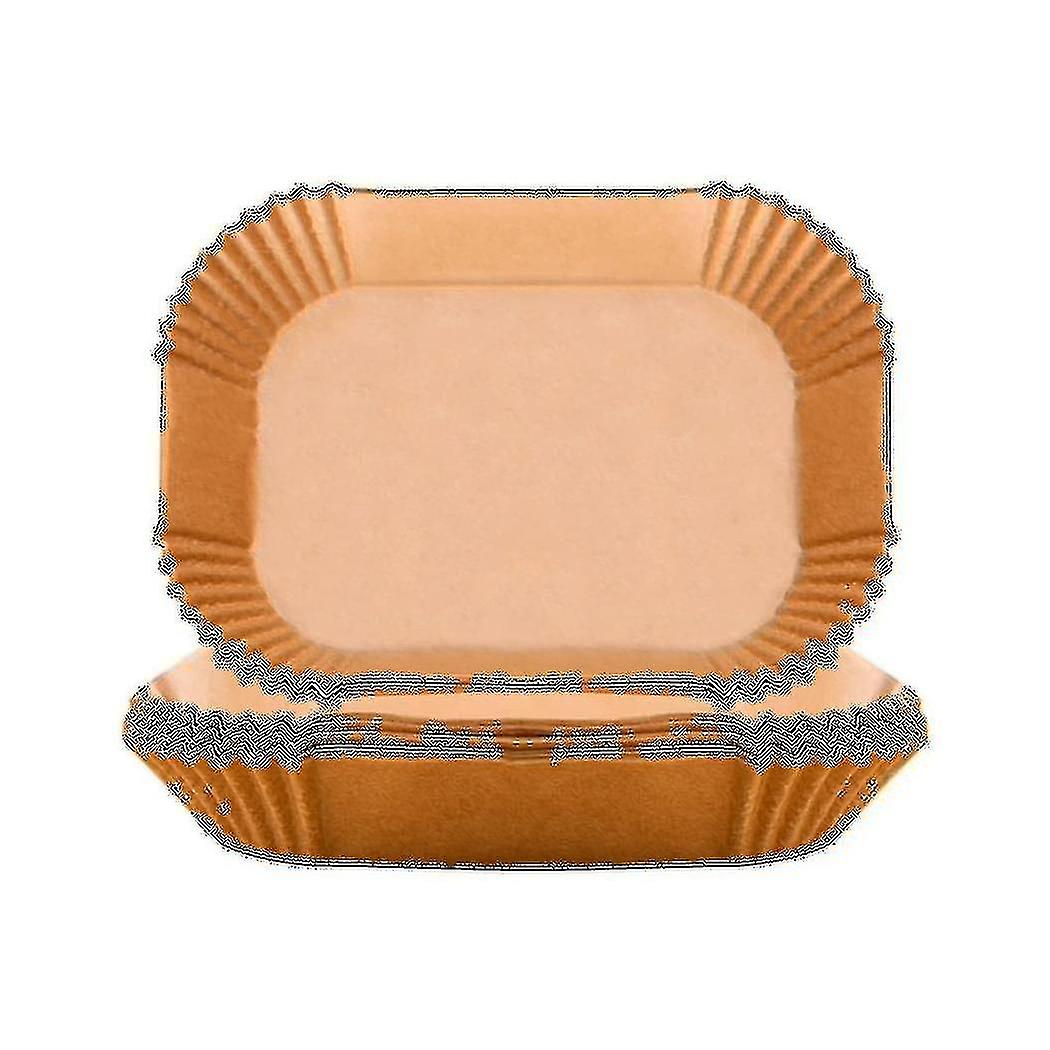 Liners Rektangulära dubbla korgar, pergamentfoder, non-stick pergamentpapper för bakning