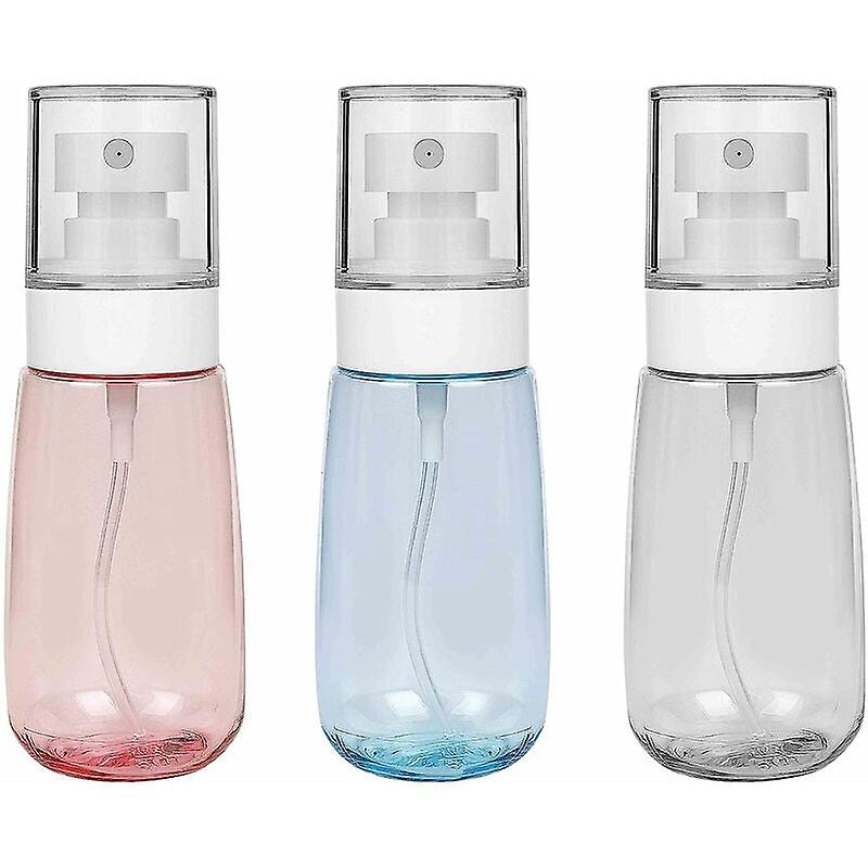 3pcs Atomizer Clear Empty Spray Bottle Refillable Fine Mist Perfume Makeup Water Bottles 60ml Sprayer,