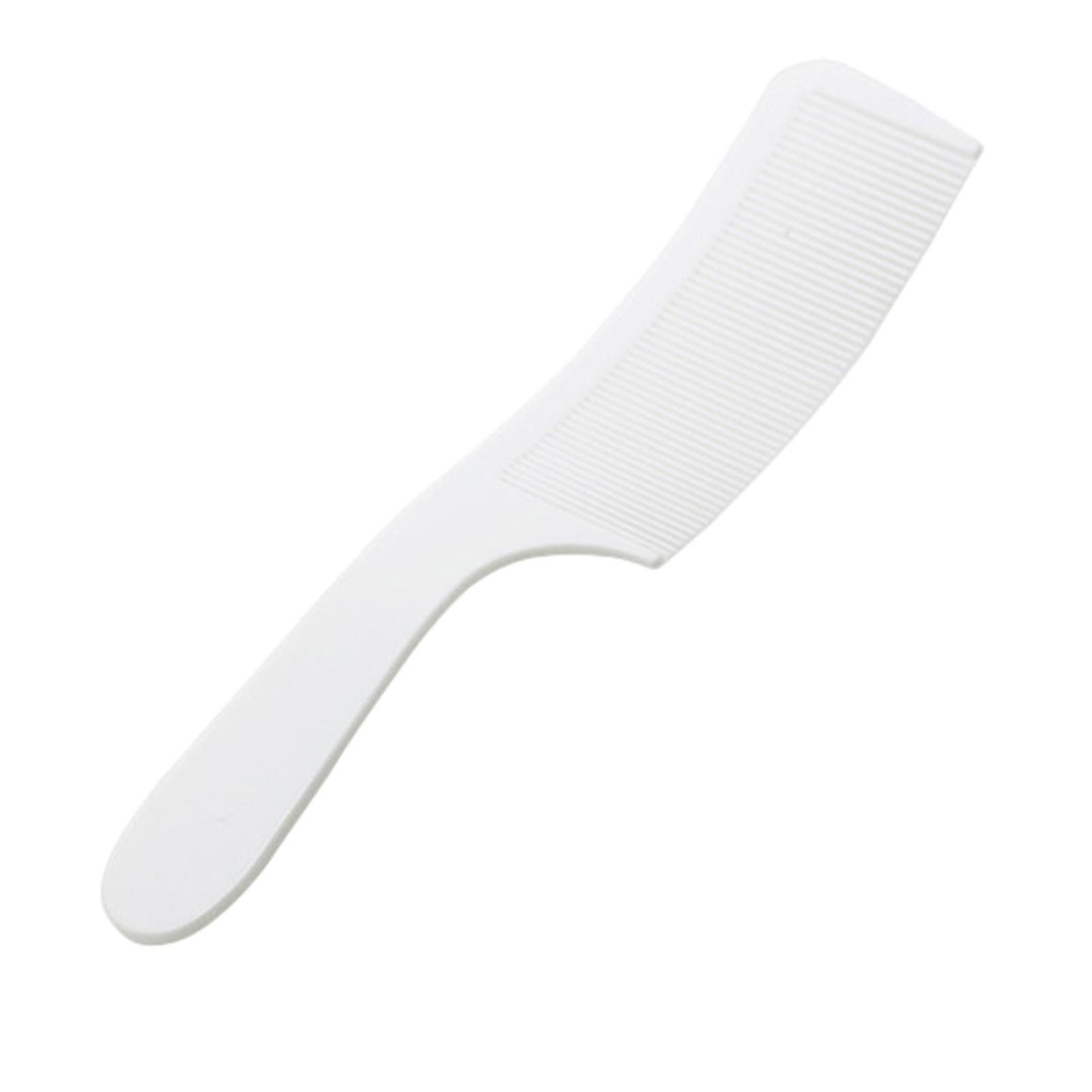 الرجال المهنية ماكينة حلاقة منحنية الشعر المقص فرشاة القطع الحلاق شقة أعلى مشط