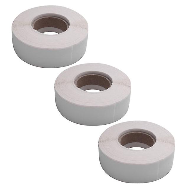 3X Removable Freezer Labels 1 X 3 Inch Food Storage Stickers Refrigerator Freezer Paper Labels (blank White)