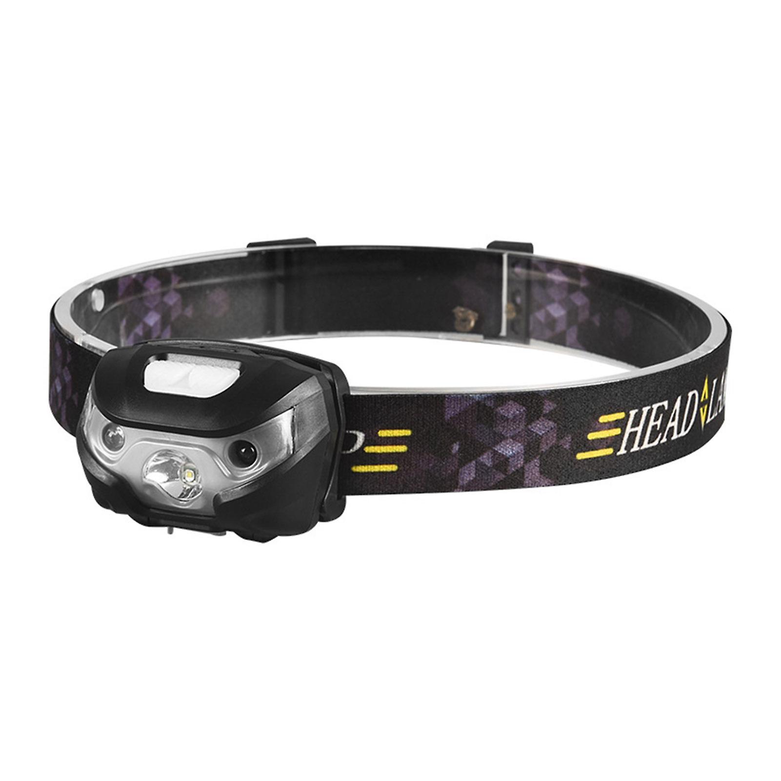 Portable Mini Led Headlight Gesture Control Infrared Sensor Lamp For Running Mountaineering